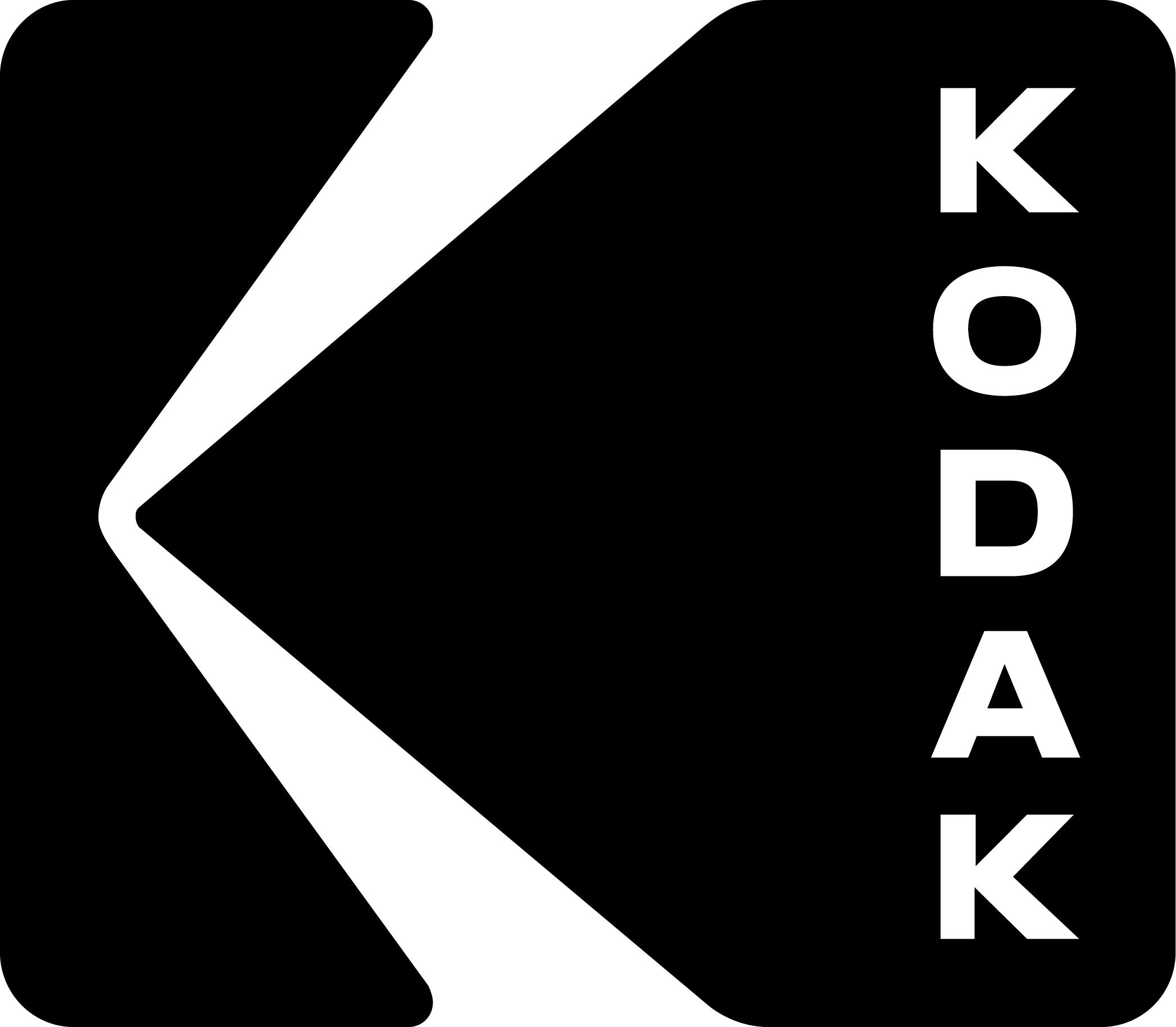 Kodak logo sort